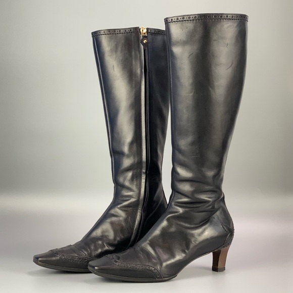 Authentic Louis Vuitton Leather Boots - Picture 3 of 12